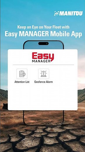 Manitou EasyMANAGER Mobile App: Take Control of Your Fleet