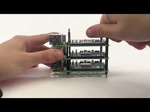 Vilros Raspberry Pi 5 Compatible Cluster Tower Stackable Case