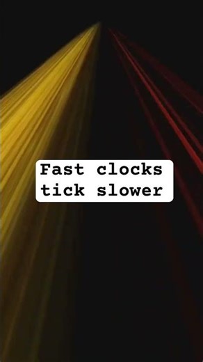 Fast clocks tick slower