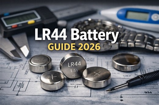 LR44 Battery Guide 2026: Performance, Uses, Differences & Buying Tips