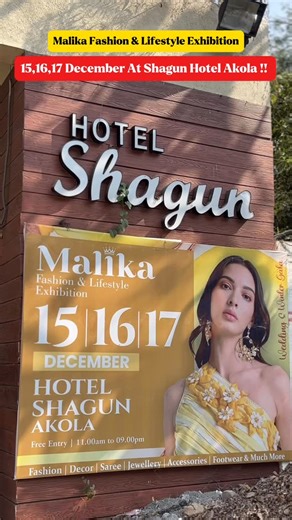 Karansingh Thakur on Instagram: "*Your favourite and the most awaited Malika Fashion & Lifestyle Exhibition is coming back This winter Season shop the best festive collection from 50+ variety of stalls coming across from all over India *Date* 15-16-17 Dec *Venue* IH - Hotel Shagun, Jatharpeth ,Akola *Timings* - 11am - 10pm Blend in a great shopping experience with your family and friends. Grab your hands on the best designer labels, western wear, Indian wear, wedding collection, jewellery, footw