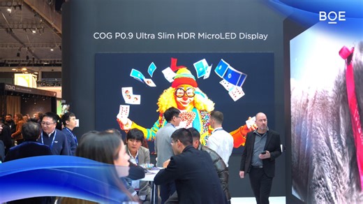 At Integrated Systems Europe 2026, BOE brings a variety of innovative MLED display solutions empowered by α-MLED technology brand, redefining the standard of high-quality MLED screens for overseas visitors with its core technological strength. 🌟 Featured α-MLED technology brand Products: 📹 COG P0.9 Ultra-Thin HDR Micro LED Display ✅ 3000nit ultra-high brightness HDR ✅ AM Eye-Care Technology to effectively reduce blue light and flicker ✅ Ultra-slim design reduces weight by 25% per square meter 