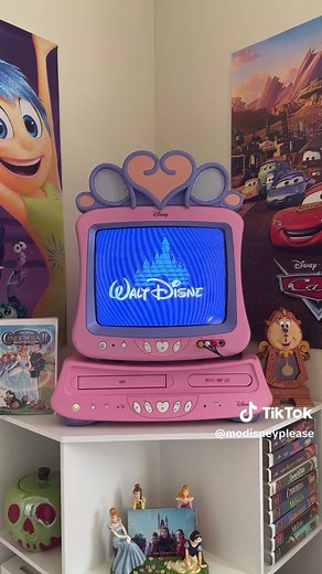 Straight out of the vault ✨ Unwrapping a never-before-opened Cinderella II VHS and playing it on my Disney Princess TV 🏰👑 Talk about a throwback! 💖 Who else remembers the magic of movie nights like this? 🎬💫 #DisneyVHS #CinderellaII #DisneyPrincessTV #DisneyNostalgia #DisneyThrowback