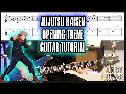 JUJUTSU KAISEN - Opening Theme Guitar Tutorial Lesson