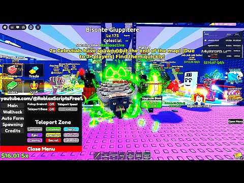 BEST Roblox Escape Tsunami For Brainrots Script Pastebin