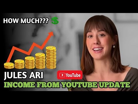 Jules Ari Income from Youtube Update 2025