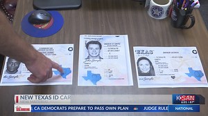 New Texas ID design with better security