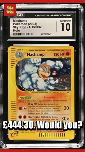 🚀 This Machamp card fetched £444.30 — crazy or fair? #shorts