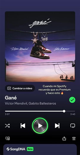Cuando mi Spotify se acuerda que es Premium — Transición musical