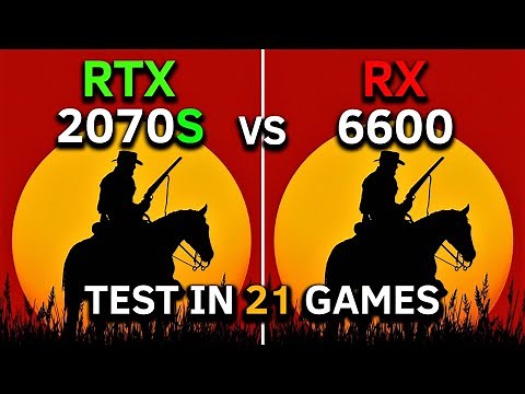 RX 6600 vs RTX 2070 Super | Test in 21 Games at 1080p | Which is Better in 2025?