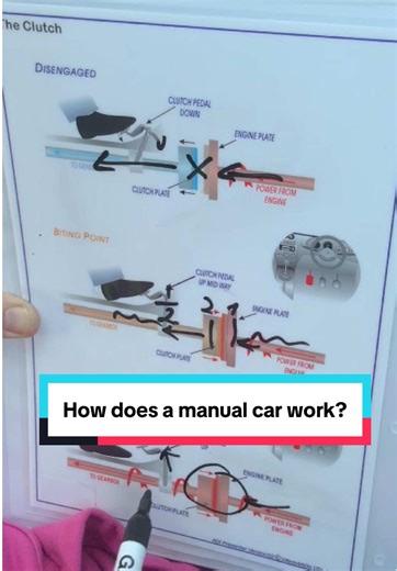 How a Manual Car Works (Explained Simply for Beginners) Confused by manual cars? This beginner-friendly guide explains how a manual car works, including the clutch, gears, biting point, and how the engine connects to the wheels. Perfect for learner drivers starting manual driving lessons or anyone struggling to understand clutch control. #manualcar #learnerdriver #drivinglessons #clutchcontrol #creatorsearchinsights