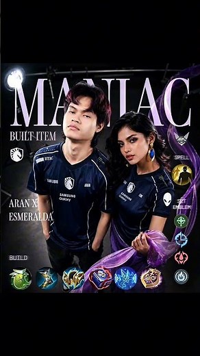 Aran Esmeralda Build 🔥 MANIAC in MPL ID S17! Unstoppable Shield Queen 😱