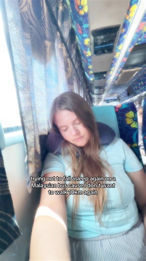 no more sleeping on a bus!😂 #travel #malaysia #southeastasia #malaysiantransport