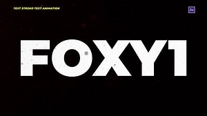 Videohive Text Stroke-Text Animation - 53489945 AEdownload.com