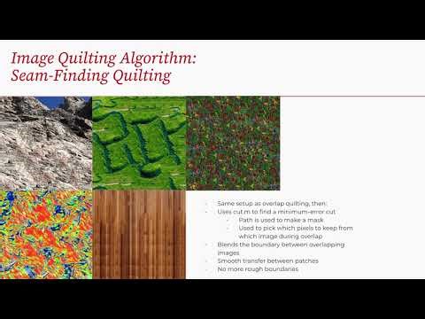 COMP 572 Final: Image Quilting