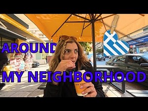 Learn Greek while walking in my neighborhood ~ Greek for beginners ~ Greek comprehensible Input