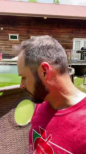 A cool and efficient way to drain the pool. #pool #draintheswamp | Pool