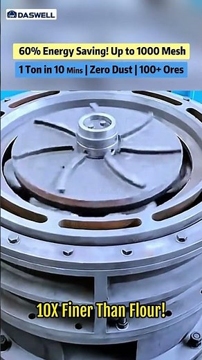 🚀 Save 60% Energy! 1000 Mesh Superfine Ring Roller Mill | Daswell