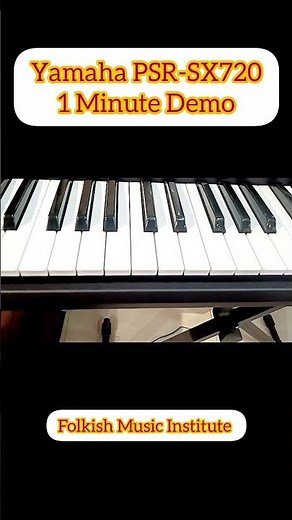 Yamaha PSR-SX720 | 1 Minute Honest Demo 🔥 Worth It? #yamaha #psrsx720 #1min