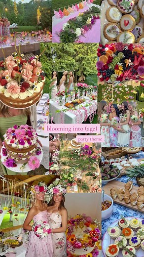 Stop & smell the birthday flowers #inspo #party #forthegirls #flowerparty #fyp