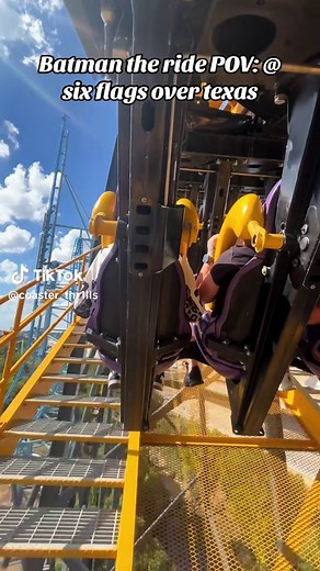 Experience Batman: The Ride POV at Six Flags