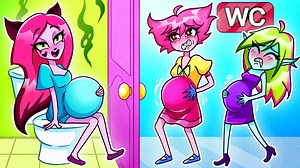 Crazy toilet hacks and awkward bathroom situations by teen-z | Teen-Z