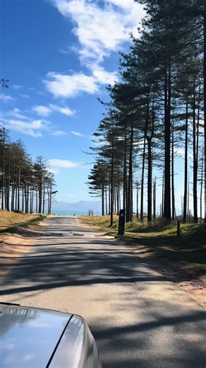 Scenic Drive Through Anglesey, Wales