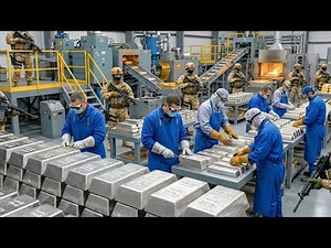 Inside the Silver Refining Plant: How Rock Turns Into Pure .999 Silver Bars (Full Process)