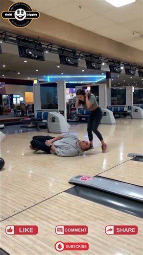 Not the Bowling Lane She Aimed For… 🤕