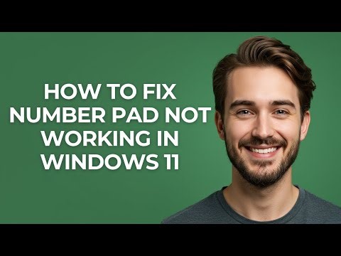 How To Fix Number Pad Not Working In Windows 11 - GUIDE!