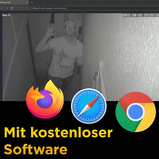 RTSP-Stream in eine Webseite einbinden - Mit VLC
