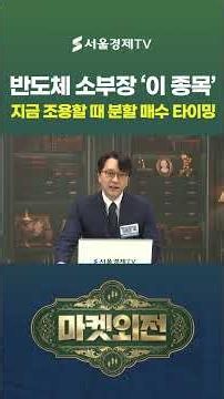 반도체 소부장 ‘이 종목’…지금 조용할 때 분할 매수 타이밍입니다