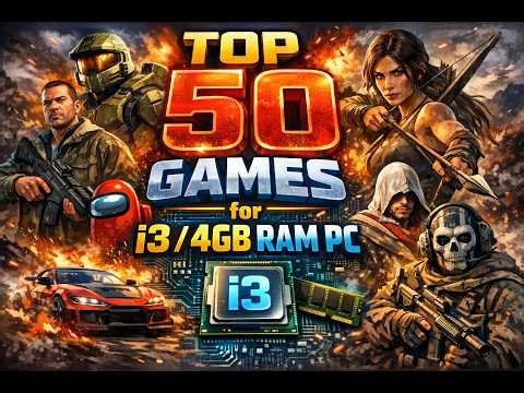 Top 50 Games for Low-End PC | i3 / 4GB RAM