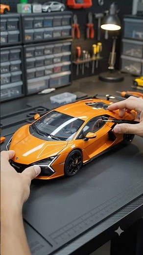 🔥 Lamborghini Revuelto Miniature Model Kit Unboxing & Assembly | Satisfying Time-Lapse