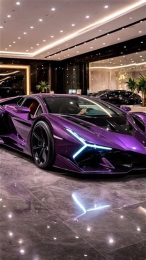 Lamborghini V12 Vision Purple | VIP Showroom Full Review & Realistic Driving