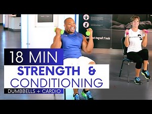 STRENGTH & CONDITIONING Workout | Season 1 Favorite | Dumbbells + Cardio | For Seniors & Beginners