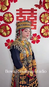 #排灣族傳統婚禮 👰‍♀️Bride 嘉嘉 妝容保留新娘原本的輪廓與氣質， 穿上排灣族傳統服飾，妳是最耀眼美麗的主角。 | Bowa.R Makeup Studio
