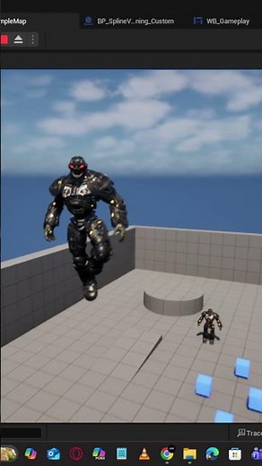 Giant Superman Flying Unreal Engine 5 under development for someone