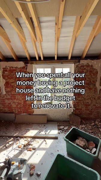 We thought we could just live in it and do a room at a time 🤦‍♀️🙃 #meme #reno #renovation #renovationproject