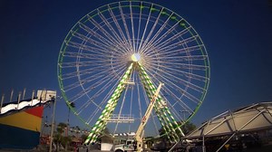 35K views · 196 reactions | Wow! Check out this time lapse video of the set-up of the Midway Sky Eye, North America's tallest traveling giant wheel, making its debut at the Florida State Fair! Ride it now through February 20! | Florida State Fairgrounds | Facebook