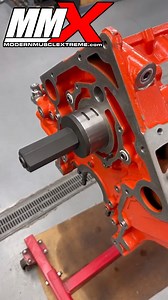 At Modern Muscle Xtreme, every detail matters. 💪 From blueprinting blocks to final assembly, our team handles each component with unmatched care and precision. In this clip, we’re using a hydraulic cam bearing installation tool by bonefied tools! Another Dart Block build is under way! | Modern Muscle Xtreme