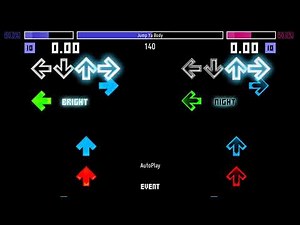 Bright and Night: Stepmania 5/ITGmania/Outfox Noteskin Preview