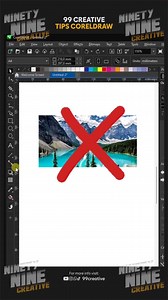 CorelDraw Tips | Use Add Colors From Bitmap. For more tips, please visit : @99creative.studio #coreldraw #coreldrawindonesia #coreldrawdesign #coreldrawtutorial #corel_draw #graphicdesigner #tipsdesain | 99 Creative Studio