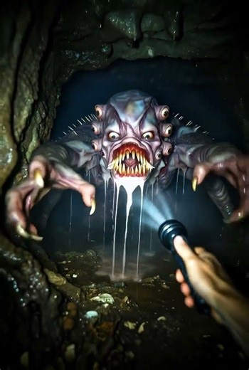 The Eyes of the Ooze Stalker: Body Horror Unleashed #horror #monster #scary #jumpscare
