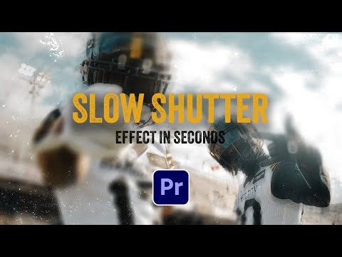 SLOW SHUTTER effect in SECONDS!