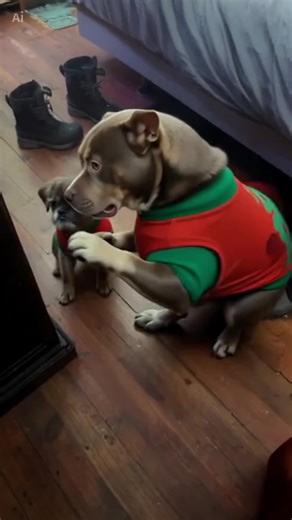 Two Stepping Dogs: CapCut Fun with XL Bully & Pugzu