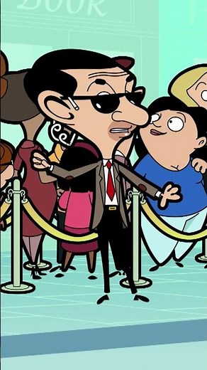 When you'll do anything to get close to your idol 🕶️ #mrbean