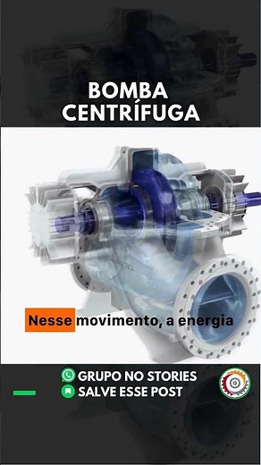 How does a horizontal centrifugal pump work?