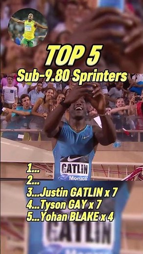 Top 5 Most Sub-9.80 Second 100m Sprinters Ranked!