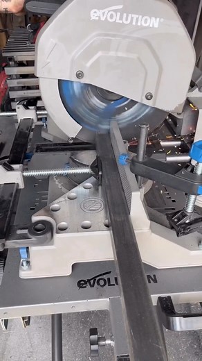 1.5K views | Engineered for industry. Built for results. The Evolution S355MCS Metal Cutting Saw and EVOMAX Blade deliver unmatched durability, vibration‑dampening control, and cool, burr‑free, weld‑ready cuts—straight off the saw. @brettjozsa pushes precision to the limit. Check it out here: https://bit.ly/4huLBrR #EvolutionPowerTools #S355MCS #EVOMAXBlade #MetalCuttingSaw #Fabrication | Evolution Power Tools - UK | Facebook